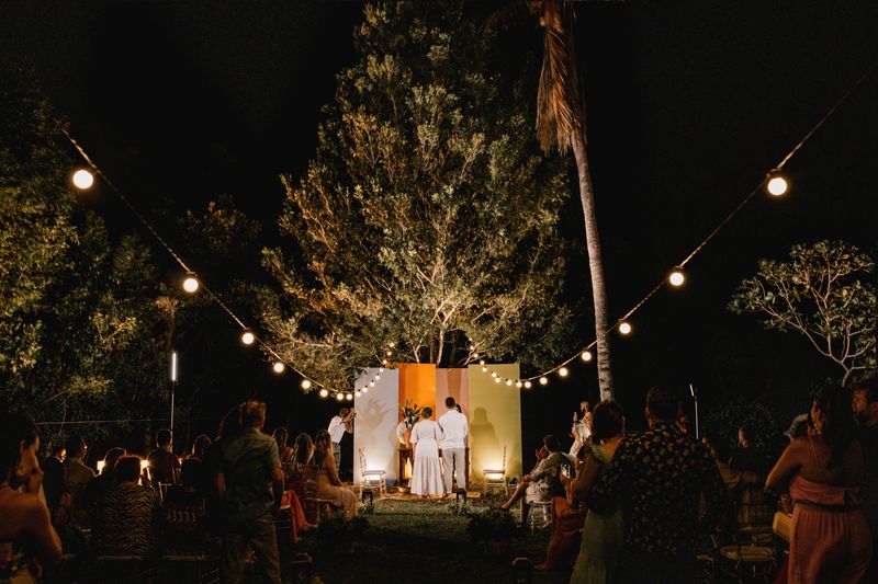 backyard wedding